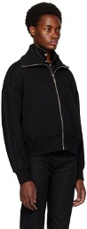 Youths in Balaclava Black Track Spine Jacket