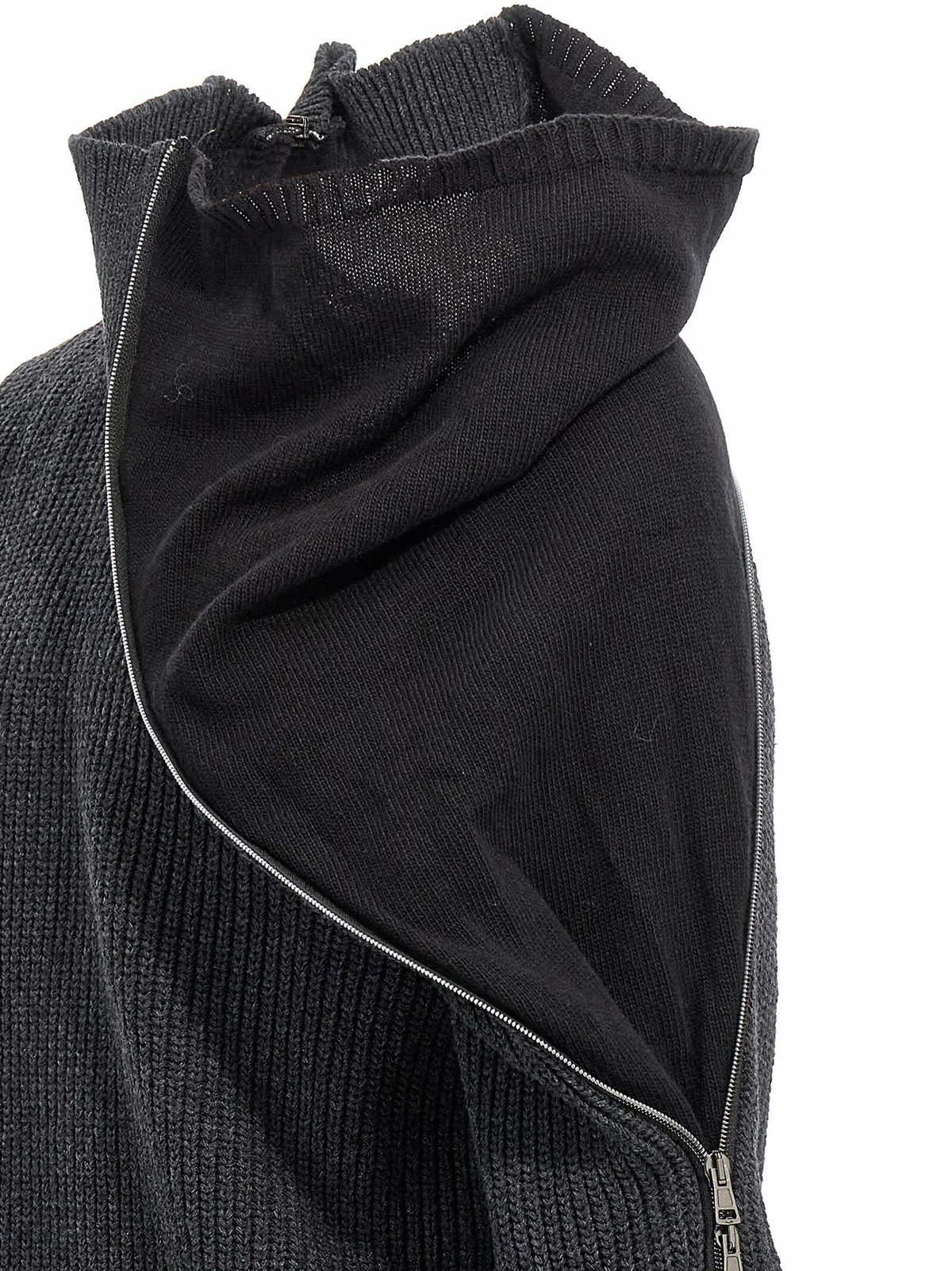 Y/Project zip Insert High Neck Sweater