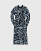 Stine Goya Chiara, 1654 Graphic Rib Knit Blue - Womens - Dresses