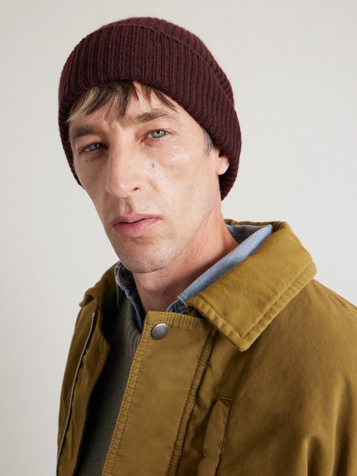 William Lockie - Ribbed Cashmere Beanie