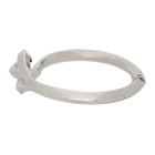 Saint Laurent Silver Hook Bracelet