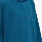 Calvin Klein Men's CK Underwear Centre Logo Hoody in Legion Blue