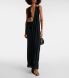 Christopher Esber Embellished jersey maxi dress