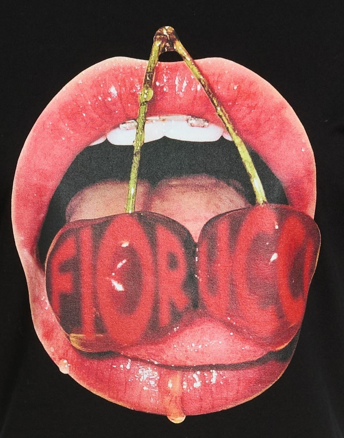 Fiorucci Womens T-shirt in Black