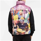 Canada Goose Men's x NBA x KidSuper Studios Reversible Vest in Landscape/Crowd Print