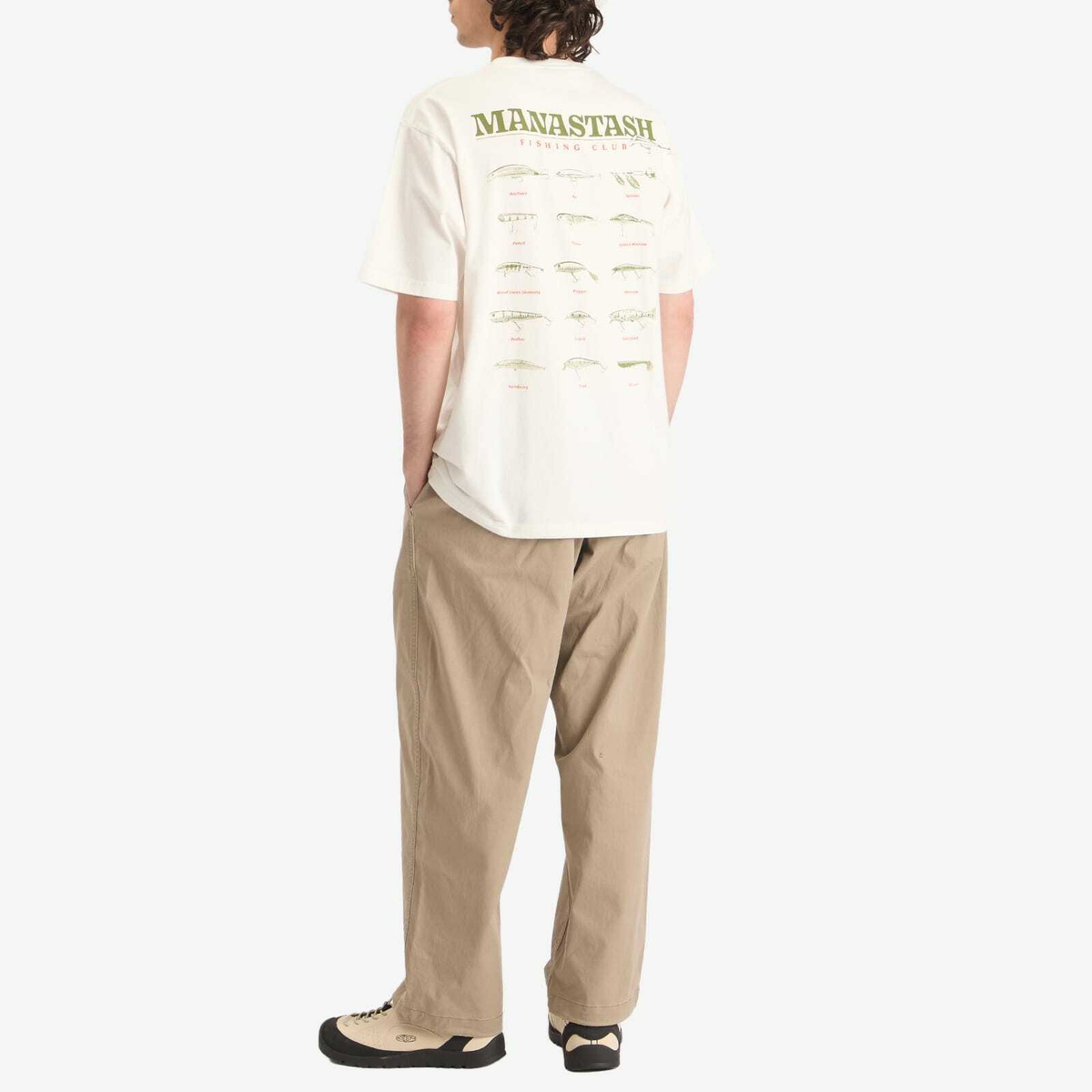 Manastash Men's Pumice Lure T-Shirt in White