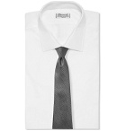 Canali - 8cm Silk-Jacquard Tie - Gray