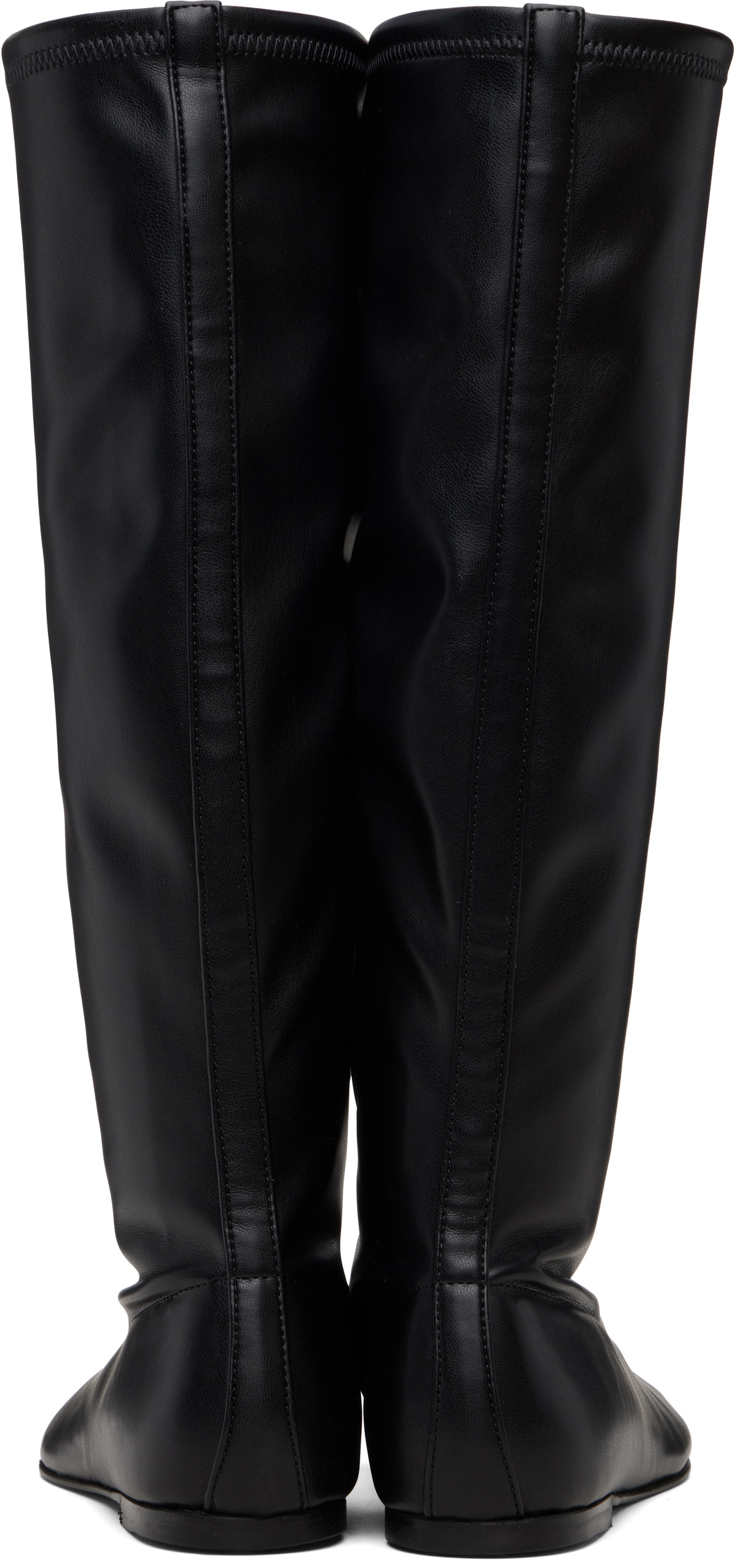 Sandy Liang Black Pearl Sock Boots