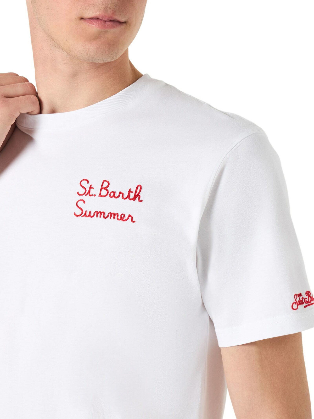 MC2 Saint Barth Man Cotton T-shirt With Simpson Family Print | The Simpson Special Edition