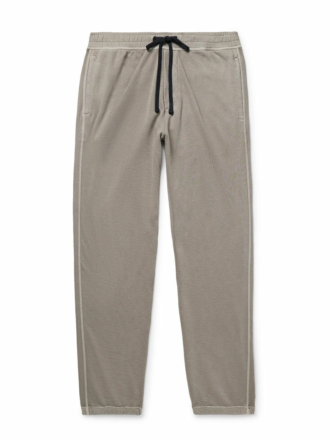 James Perse - Straight-Leg Cotton-Jersey Sweatpants - Gray