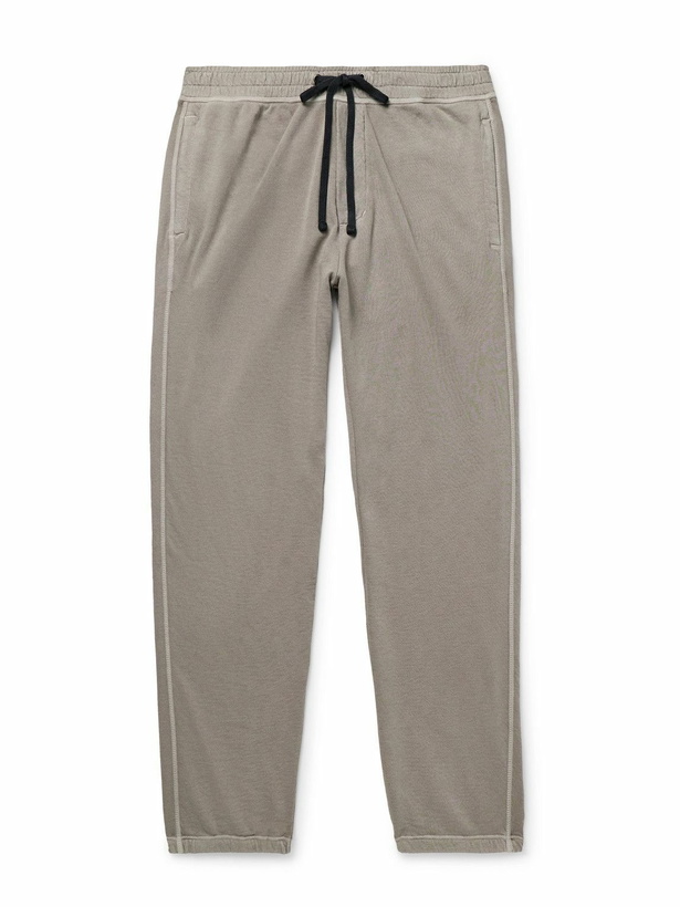 Photo: James Perse - Straight-Leg Cotton-Jersey Sweatpants - Gray