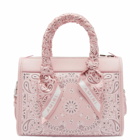 AMIRI Women's Bandana Micro Triangle Bag in Pink