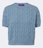 Ralph Lauren Collection Cable-knit cashmere sweater