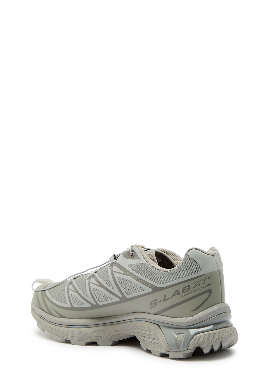 Salomon XT-6 Panelled Mesh Sneakers Grey