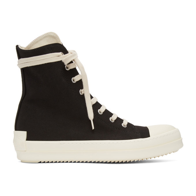 Photo: Rick Owens Drkshdw Black High Sneakers