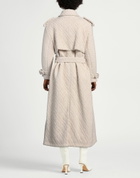 Koché Womens Coat Ivory