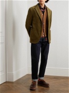 Drake's - Cotton-Corduroy Suit Jacket - Green