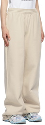 Balenciaga Beige Baggy Lounge Pants