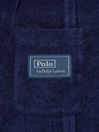 Polo Ralph Lauren - Wimbledon Appliquéd Logo-Embroidered Wool and Linen-Blend Blazer - Blue