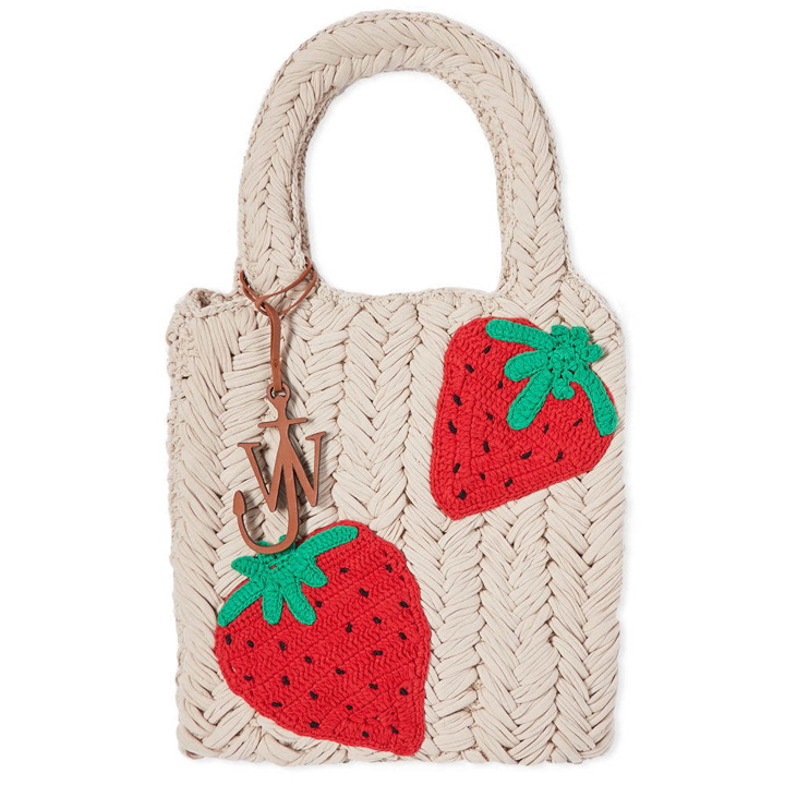 Photo: JW Anderson Strawberry Knitted Shopper Bag