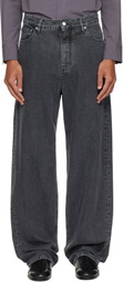 Jil Sander Gray Loose Lightweight Jeans