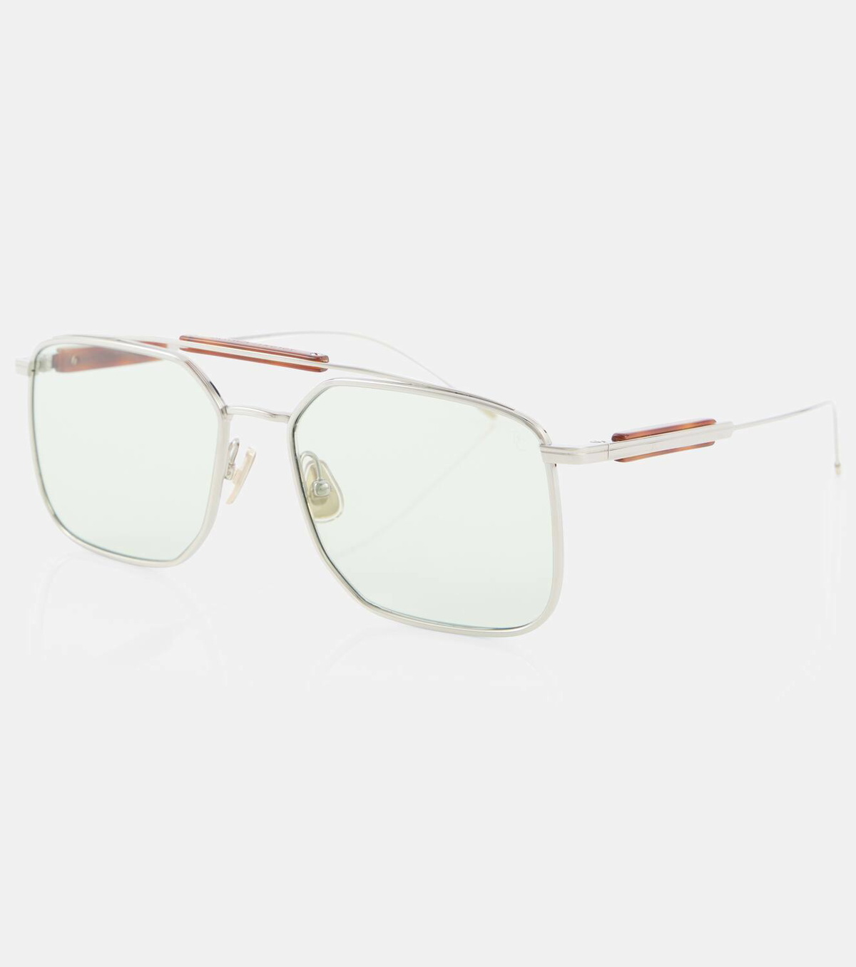 Brunello Cucinelli Sartorial Sunset square sunglasses