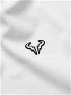 Nike Tennis - NikeCourt Rafa Slim-Fit Organic Cotton-Blend Piqué Polo Shirt - White