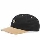 Magenta Men's 2 Tone Dad Cap in Black/Beige