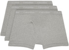 Calvin Klein Underwear Three-Pack Gray Boxers