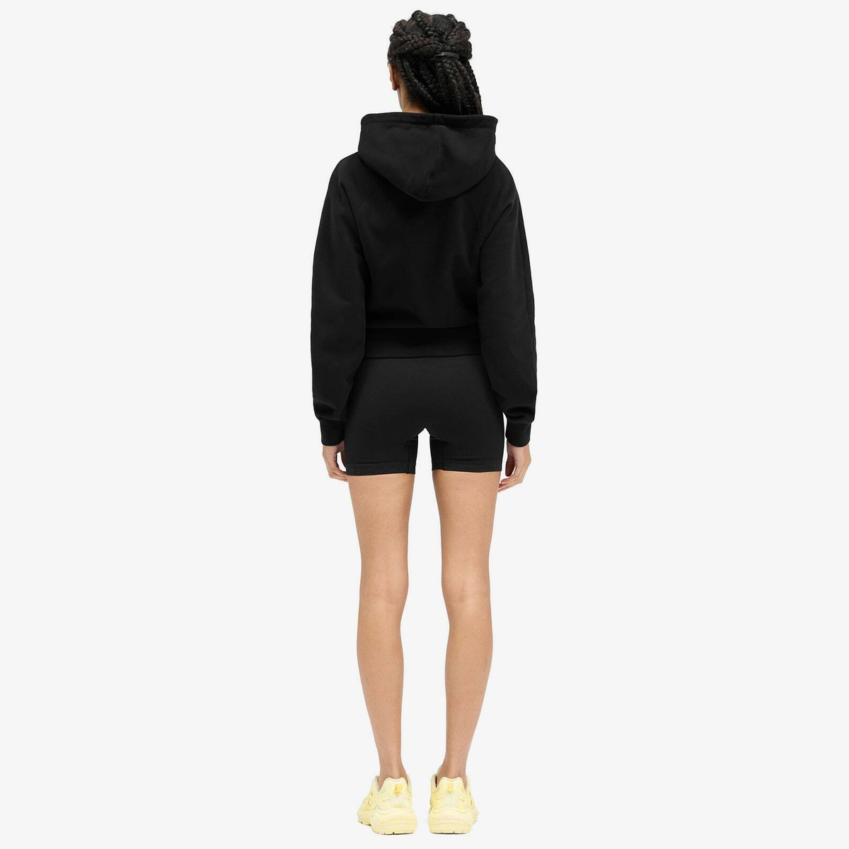 Represent Women's Slim Fit Zip Sweatshirt in Jet Black