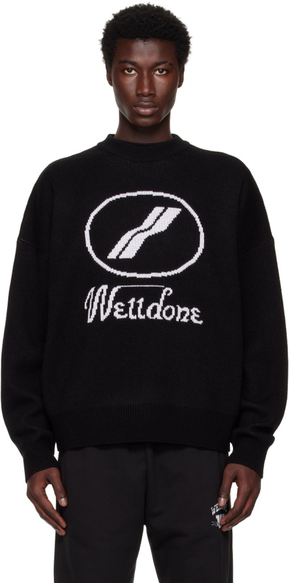 Photo: We11done Black JQD Sweater