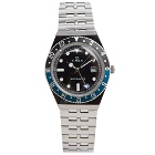 Timex Q Diver GMT Watch in Black/Blue