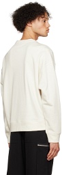 Jil Sander Off-White Crewneck Sweatshirt
