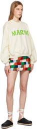 Marni Off-White Printed Sweatshirt