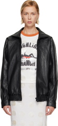 Conner Ives Batwing Leather Jacket