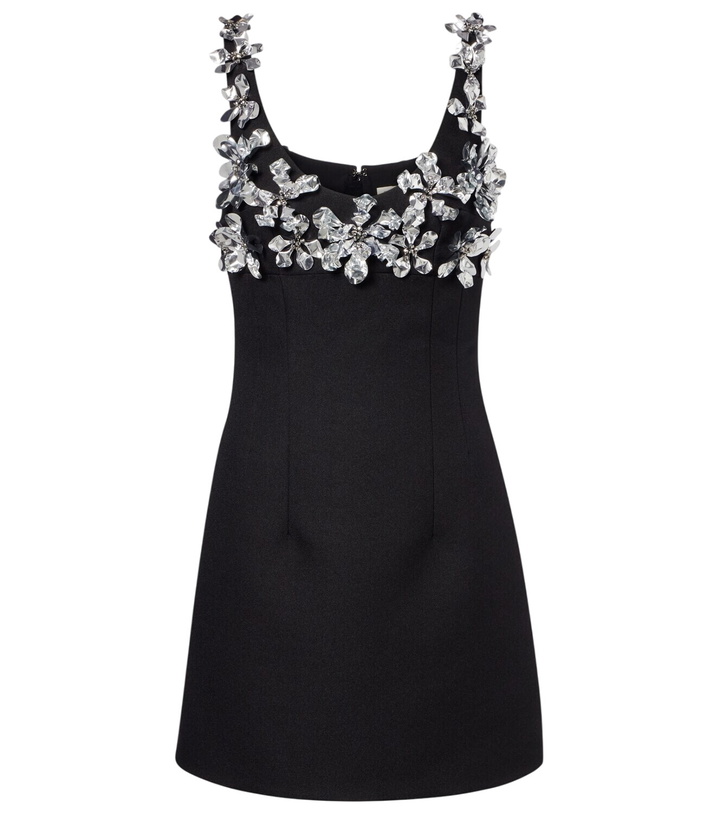Photo: Emilia Wickstead Einna embellished crêpe minidress