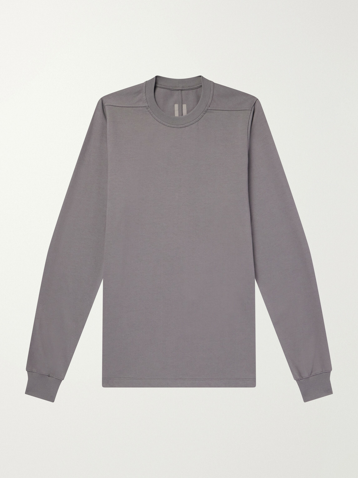 Rick Owens - Crewneck Cotton-Jersey Shirt - Gray