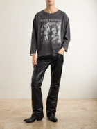Enfants Riches Déprimés - Wicked Game Flared Leather Trousers - Black