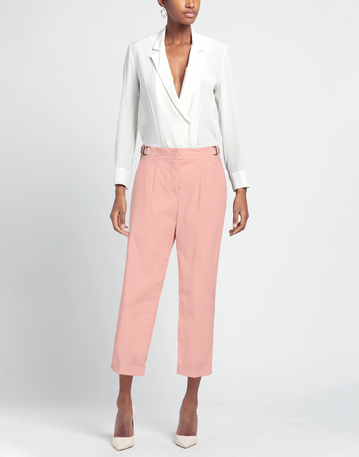 Peserico Womens Pants in Salmon pink