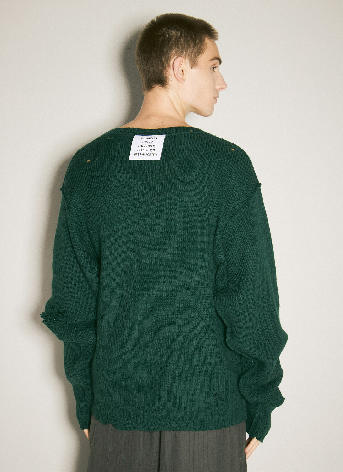 Vetements Destroyed Sweater