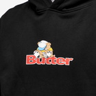 Butter Goods Men's Teddy Logo Hoody in Black