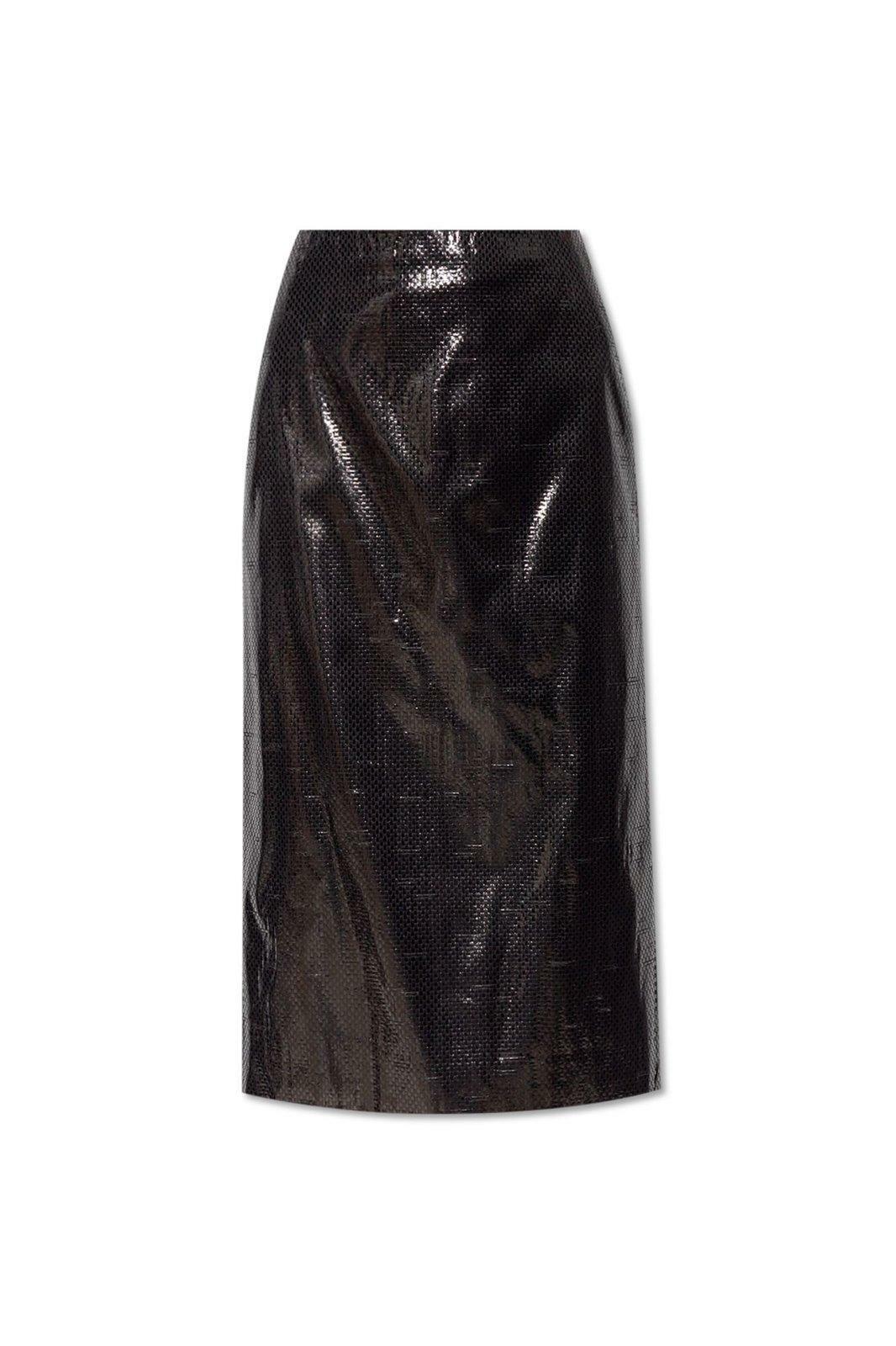Alexander McQueen Bow-detail midi skirt Alexander McQueen