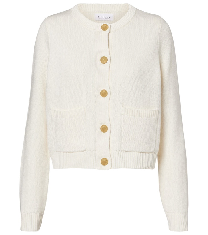 Photo: Velvet Mahal cotton and cashmere cardigan
