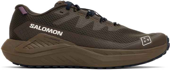 Photo: Pas Normal Studios Brown Salomon Edition DRX Defy GRVL Sneakers