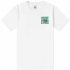 Hikerdelic Men's Peak Meets Precinct T-Shirt in White
