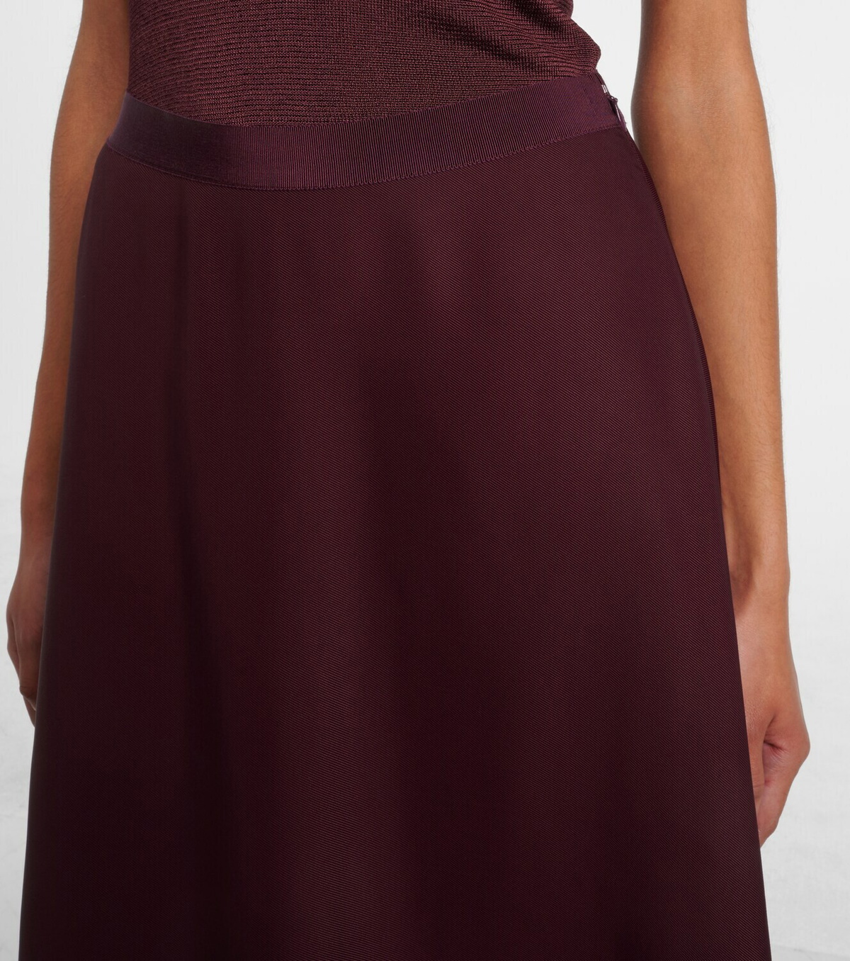 Fforme Carina satin maxi skirt