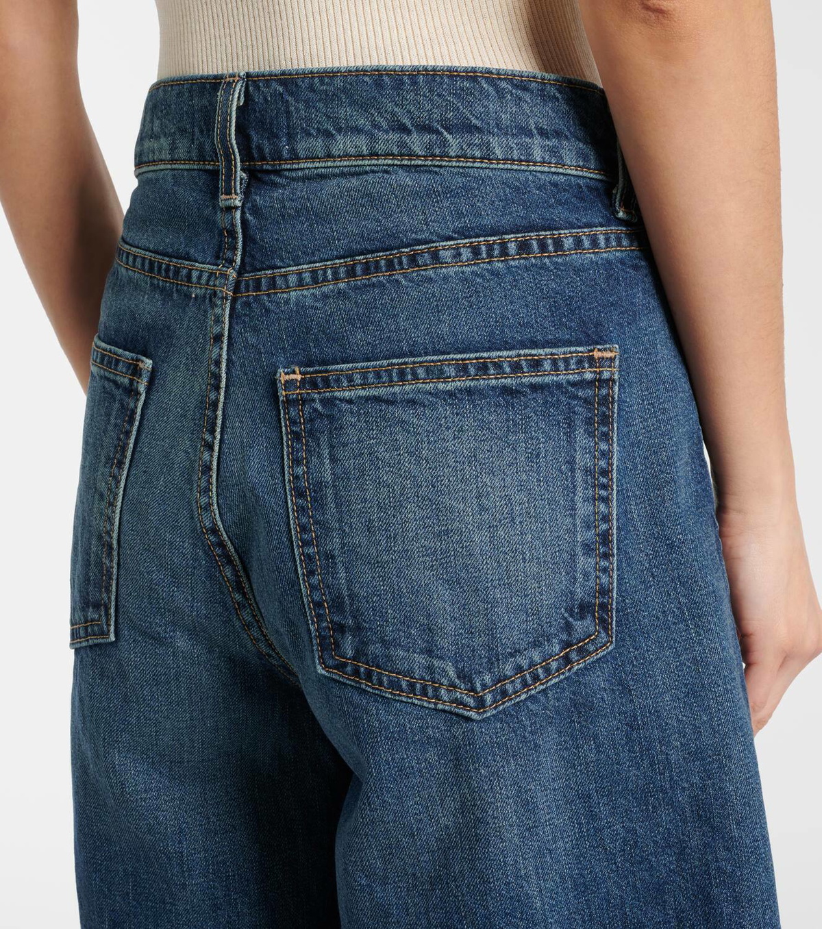 Nili Lotan High-rise denim shorts