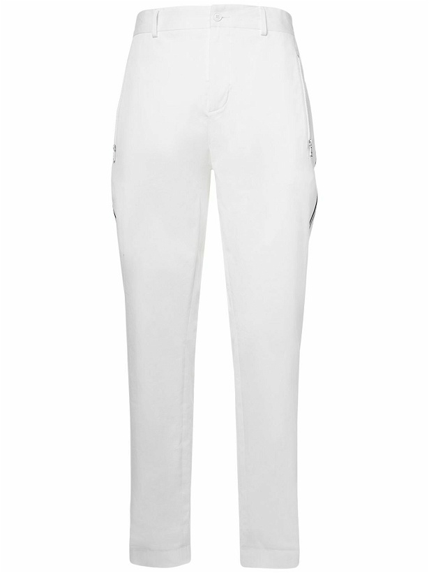 Photo: MONCLER - Cotton Gabardine Pants