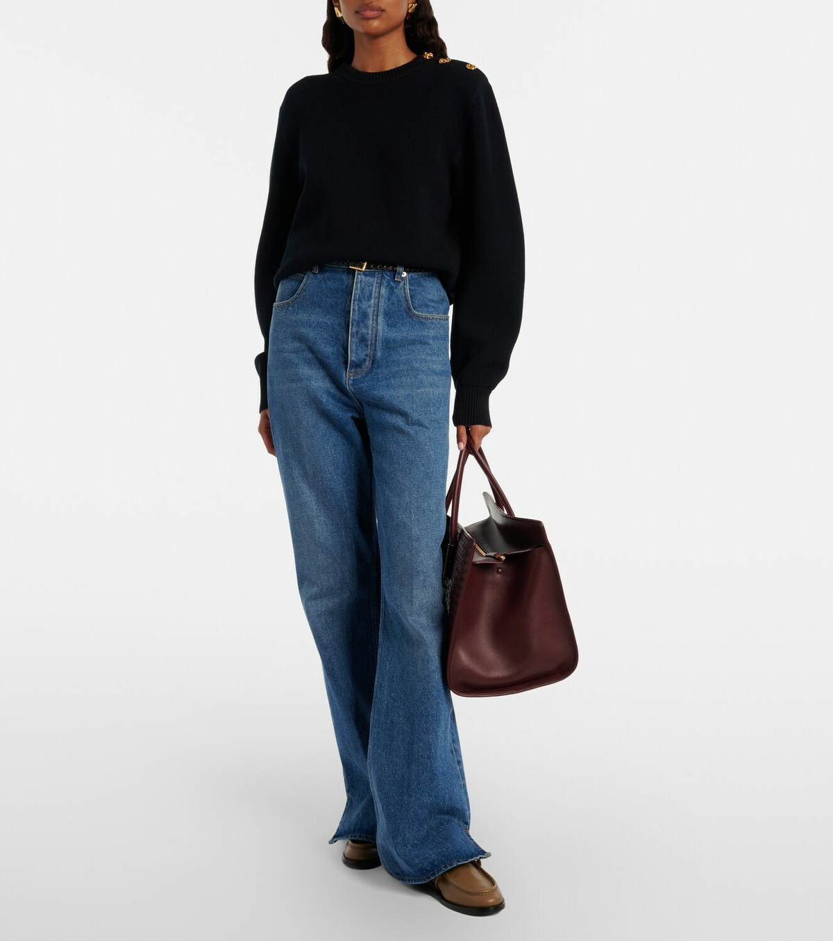 Bottega Veneta Astaire Knot leather loafers