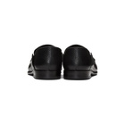 Loewe Black Croc Pointy Slip-On Loafers
